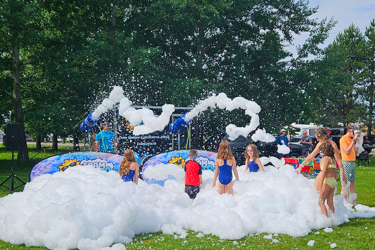 Foam Blaster 2 in action